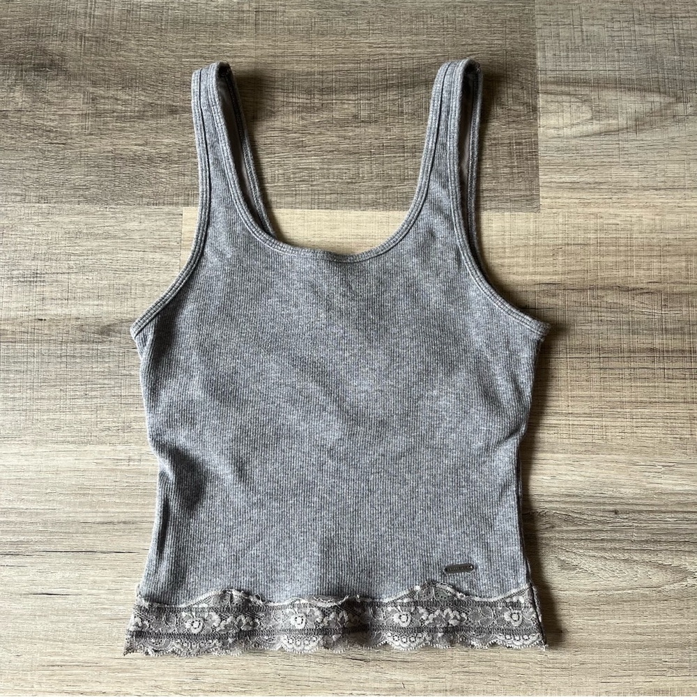 Hollister Grey Tank Top